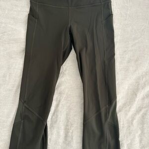 Lululemon 3/4 Green Leggings